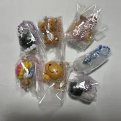 サンエックスユニバース チャームつきグミ ７点セット　リラックマ　匿名発送