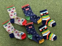 ミキハウス　ダブルB キッズ　靴下　ソックス13-15・15-17 ３点セット