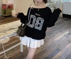 SHEIN レディーススプリングスポーツスウェットシャツ Mサイズ