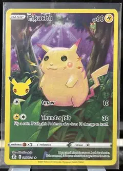 ポケモンカード ピカチュウ 25th 英語版 005/025 ポケカ - メルカリ