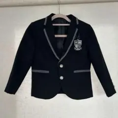 ミチコロンドン 男の子 スーツ 110 ジャケット 黒 卒園式入学式 フォーマル