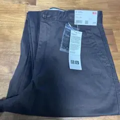 新品　ユニクロＵ　ワイドフィットチノ　ダークブラウン