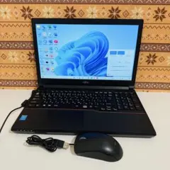 Y218 富士通ノートパソコンi5 SSD480G高速Windows11オフィス - メルカリ