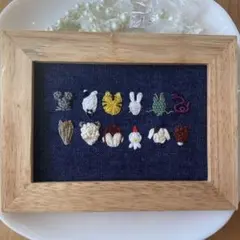 刺繍フレーム正月