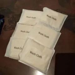 ウォッシュタオル ボディタオル　
アメニティ 使い捨て 6個 ミラコスタ