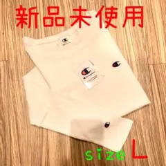 新品 チャンピオン ロゴ ロンT 長袖 ホワイト レディース champion