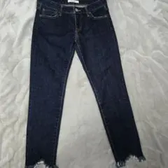 【MOUSSY】（マウジー） 【fringe cropped Skinny 4】