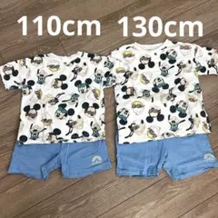 しまむら ミッキー 兄弟お揃い セットアップ