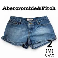 【美品】アバクロ　デニム　ショートパンツ　サイズ2 M 　Y2K