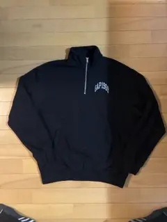 GAP ハーフジップ スウェット ブラック S
