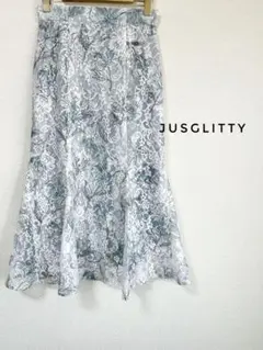 ジャスグリッティー【美品】【訳あり】総レース マーメイドスカート