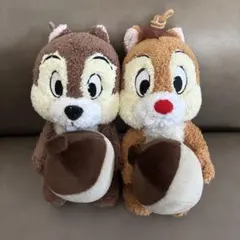 ディズニーランド フラッフィープラッシー チップ&デール ぬいぐるみ