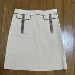 バーバリーブルーレーベル　ひざ丈スカート 38 ライトベージュのサムネイル