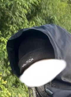 NAUTICA ビーニー ストリート テック archive y2kブラック 黒