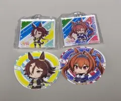 ウマ娘　アクキー　ステッカー　4個セット