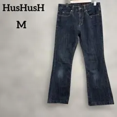 ハッシュアッシュ ブーツカット デニムパンツ インディゴブルー　Mのサムネイル