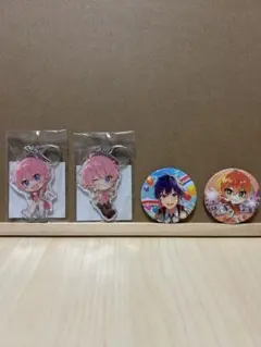 すとぷり さとみ ななもり ジェル アクリルキーホルダー 缶バッジ