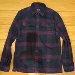 Patagonia オーガニックコットン ネルシャツ パープル XS