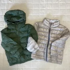UNIQLO ウルトラライト　ダウンコート 110cm 2点セット