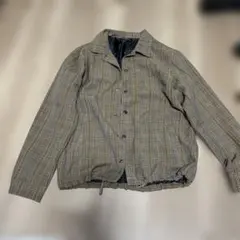 チェック柄カジュアルジャケット
