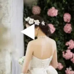 ヘアセット 花かんむり