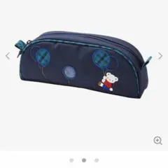 familiar ファミリア ペンケース 青系ファミリアチェック