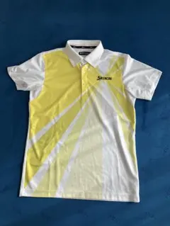 Srixon ゴルフシャツ M イエロー/ホワイト