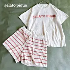 gelatopique/ジェラートピケ セットアップ ボーダー ルームウェア