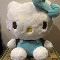 ハローキティ ぬいぐるみ 大きめ 水色
