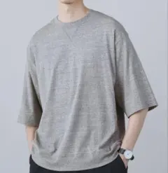 Audience ガゼットクルーネック スウェットライクTシャツ グレー XLのサムネイル