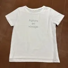オーガンジー　透け感　Tシャツ　Mサイズのサムネイル