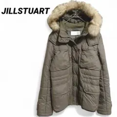 ✨良品✨【ジルスチュアート】ファーフード付きモッズコート アウター S カーキ