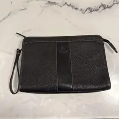 【高級◎】バーバリー クラッチバッグ ノバチェック ホースロゴ シボ革