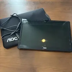 雑*ア様 AOC E1659FWU モバイルモニター 本体 ケース付き
