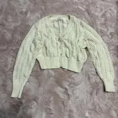 スピックアンドスパン　ニット　白