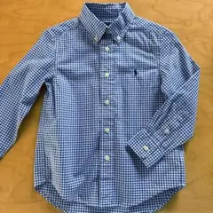 Ralph Lauren ギンガムコットンポプリンシャツ　110cm