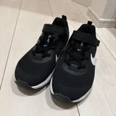 NIKE キッズ スニーカー ブラック ホワイト 20cm