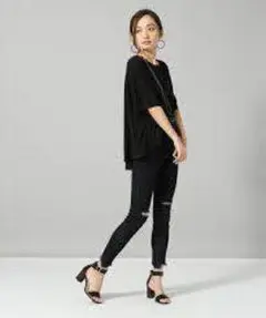 ジーナシス　ストレッチ　スキニーデニム