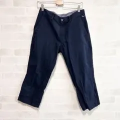 【THE SHOP TK 】カジュアルボトムス クロップド丈 メンズ　紺のサムネイル