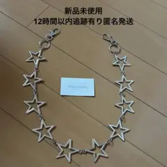 ウォレットチェーン　スター　チェーン　メンズ　韓国　ポーカーズ　Y2K　星のサムネイル
