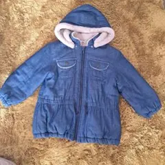 子供デニムボアコート