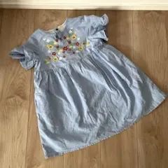 SLAPSLIP 刺繍ワンピース　110