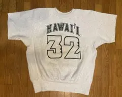 サニースポーツ ハワイ大学 半袖スウェット L グレー USA製のサムネイル