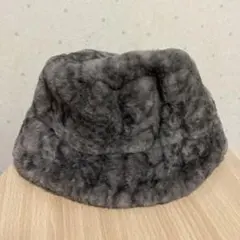 匿名配送　ファー　帽子　アベイル　バケットハット　レディース　もこもこ　ふわふわ