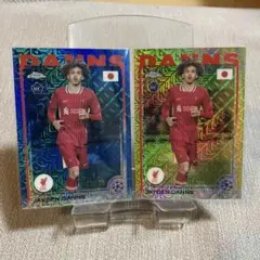 2025 Topps Chrome UEFA ジェイデン・ダンズ RC パラレル