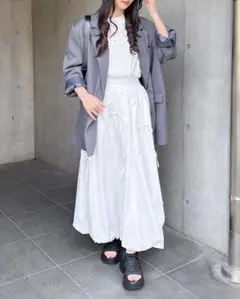 INGNI(イング) リボン付バルーンスカート