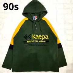 90s　kaepa　ケイパ　ハーフジップアップ　パーカー　M　y2k　平成