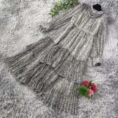 ✨Apuweiser-riche✨サイズ2(M) 花柄 ロングワンピース フリル - メルカリ