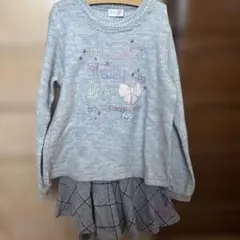 メゾピアノ　セーター＆スカートセット