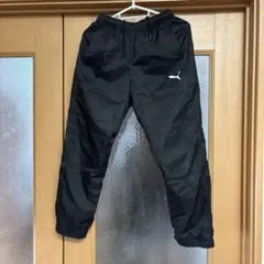 PUMA 黒 ピステパンツ ジッパー付き　150